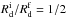 \hbox{$R^{\rm i}_{\rm d}/R_{\rm d}^{\rm f} = 1/2$}