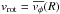 \hbox{$v_{\rm rot} = \overline{v_{\phi}}(R)$}