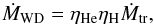 \appendix \setcounter{section}{2} \begin{equation} \label{eq::HachisuH} \dot{M}_{\rm WD} = \eta_{\rm He} \eta_{\rm H} \dot{M}_{\rm tr}, \end{equation}