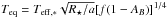 \hbox{$T_{\mathrm{eq}}=T_{\mathrm{eff,*}}\sqrt{R_{\star}/a}[f(1-A_B)]^{1/4}$}