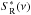 \hbox{$S_{\rm R}^{*}(\nu)$}