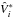 \hbox{$\hat{V}^*_i$}