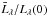 \hbox{$\bar{L}_\lambda/L_\lambda(0)$}