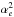 \hbox{$\alpha_e^2$}