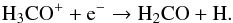 \begin{equation} {\rm CO} \rightarrow {\rm HCO} \rightarrow {\rm H}_2{\rm CO} \rightarrow {\rm H}_2{\rm COH} \rightarrow {\rm CH}_3{\rm OH}. \end{equation}