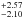 \hbox{$^{+2.57}_{-2.10}$}