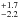 \hbox{$^{+1.7}_{-2.2}$}