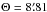 \hbox{$\Theta=8\farcm81$}