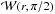 \hbox{$\mathcal{W}(r,\pi{/}2)$}