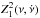 \hbox{$Z^2_1(\nu,\dot{\nu})$}