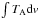 \hbox{$\int T_{\rm A}{\rm d}v$}