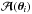 \hbox{$\A(\vc\theta_i)$}