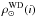 \hbox{$\rho_{\odot}^{\rm WD} (i)$}