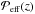 \hbox{$\Peff(z)$}