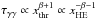 \hbox{$\tau_{\gamma\gamma} \propto \xt^{\beta+1} \propto \xhe^{-\beta-1}$}