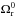\hbox{$\Omega_{\rm r}^{0}$}