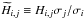 \hbox{$\widetilde{H}_{i,j}\equiv H_{i,j}\sigma_j/\sigma_i$}