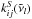 \hbox{$k_{ij}^S(\tilde{\nu}_l)$}