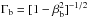 \hbox{$\Gamma_{\rm b} = [1-\beta_{\rm b}^2]^{-1/2}$}