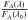 \hbox{$\frac{F_A(\lambda)}{F_A (\lambda_0)}$}