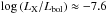 \hbox{$\log \left( L_{\rm X}/L_{\rm bol} \right) \approx -7.6$}