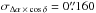 \hbox{$\sigma_{\Delta \alpha \,\times\, \cos \delta} = 0\farcs160$}