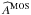 \hbox{$\widehat{A}^{\rm MOS}$}