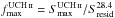 \hbox{$f_{\rm max}^{\rm UC\hii}=S_{\rm max}^{\rm UC\hii}/S_{\rm resid}^{28.4}$}