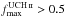 \hbox{$f_{\rm max}^{\rm UC\hii}>0.5$}