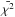 \hbox{$\bar{\chi^2}$}