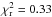 \hbox{$\chi^2_{\rm r}=0.33$}