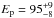 \hbox{$E_\mathrm{p}=95_{-8}^{+9}$}