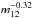 \hbox{$m_{\mathrm{12}} ^{-0.32}$}