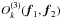 \hbox{$O_k^{(3)}({\vec{f}_1},{\vec{f}_2})$}