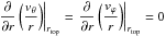 \hbox{$\left.\displaystyle\frac{\partial }{\partial r}\left (\frac{{v}_\theta}{r} \right)\right\lvert_{r_{\mathrm{top}}} = \left.\displaystyle\frac{\partial}{\partial r}\left (\frac{{v}_\varphi}{r} \right)\right\lvert_{r_{\mathrm{top}}} = 0 $}
