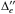 \hbox{$\Delta''_e$}