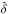 \hbox{$\hat{\delta}$}