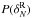 \hbox{$P(\delta_N^{\rm R})$}