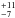 \hbox{$^{+11}_{-7}$}