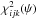 \hbox{$\chi^{2}_{ijk}(\psi)$}