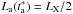 \hbox{$L_{\rm a}(t^\ast_{\rm a})=L_{\rm X}/2$}
