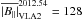 \hbox{$\overline{|B_{||}|}_{\rm{VLA2}}^{2012.54} =128$}