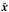 \hbox{$\hat{\vec x}$}