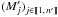 \hbox{$(\Mp_j)^{}_{\smash[t]{j\in\integinterv{1}{\np}}}$}