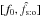 \hbox{$[f_0, \hat f_\sto]$}