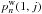 \hbox{$p^\wrong_n(1, j)$}
