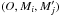 \hbox{$(O, M_i, \Mp_j)$}