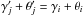 \hbox{$\gammapj + \thetapj = \gamma_i + \theta_i$}