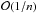 \hbox{$\mathcal{O}(1/n)$}