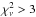 \hbox{$\chi_\nu^2 > 3$}